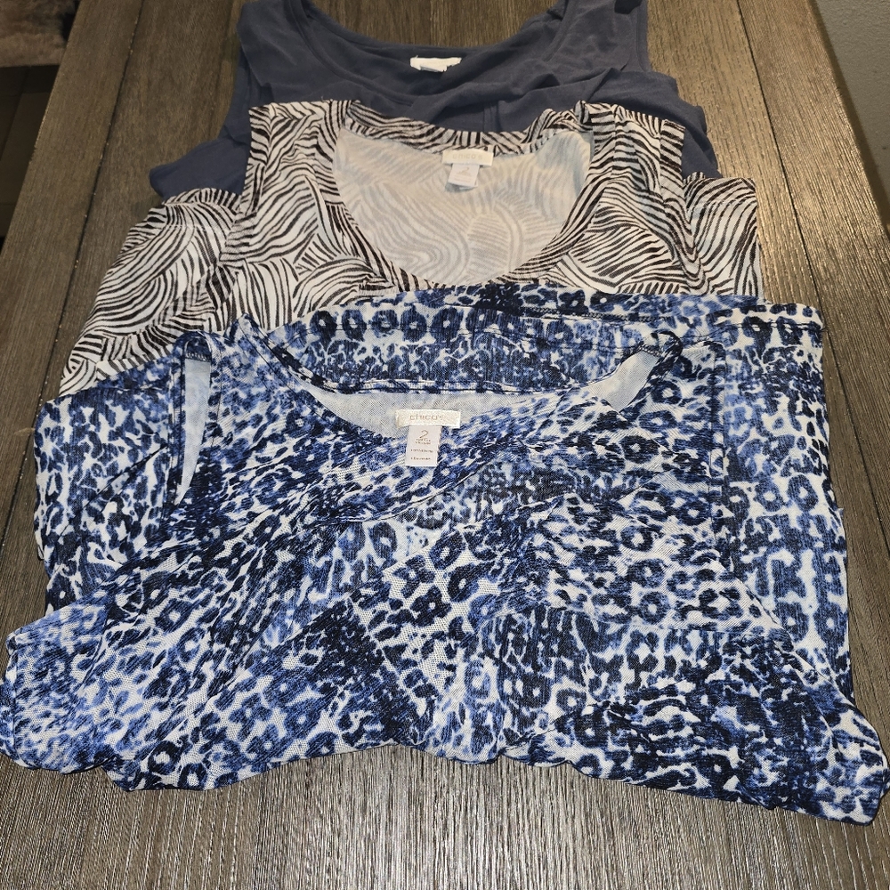 Chico's sz. Large tanktop bundle